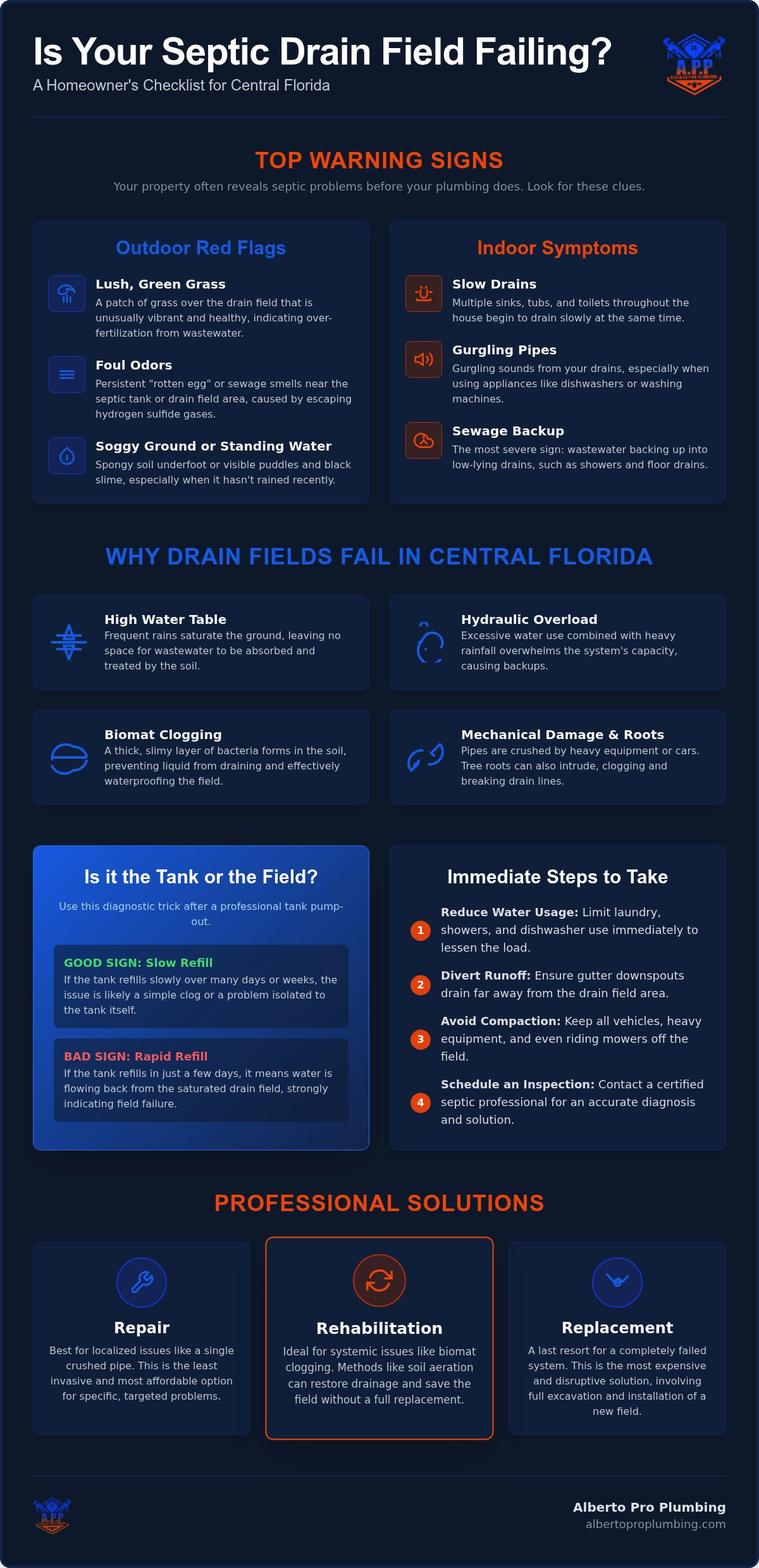 How to Tell if Your Septic Drain Field is Failing: The 2026 Homeowner’s Checklist