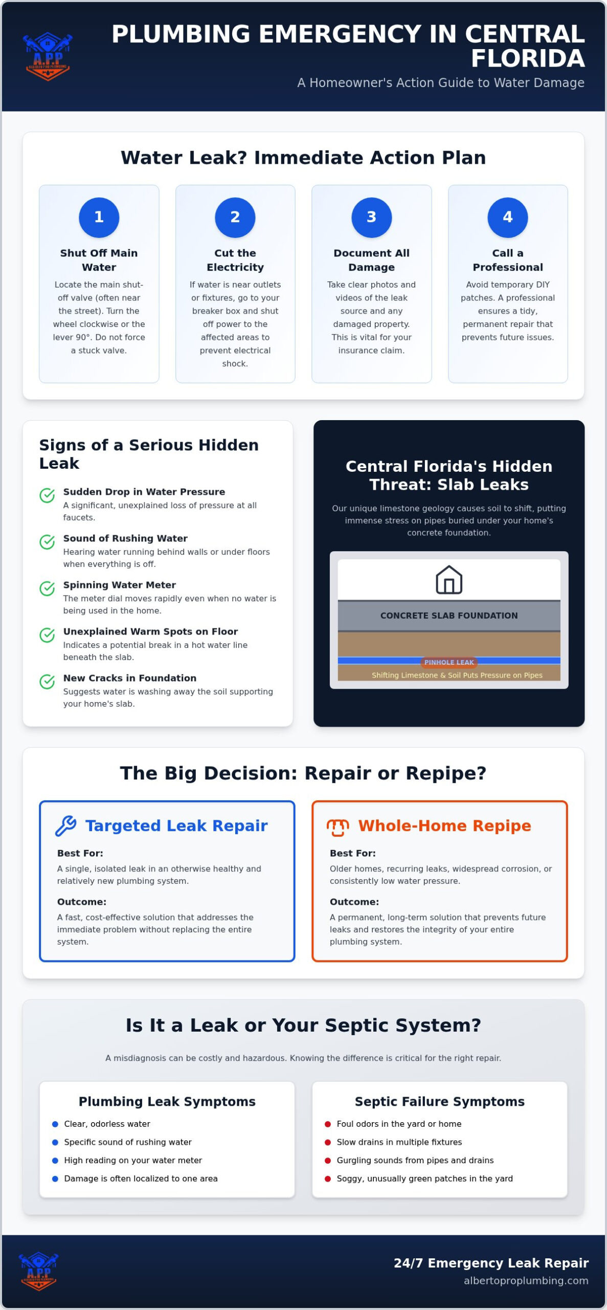 Emergency Leak Repair in Central Florida: 24/7 Professional Response