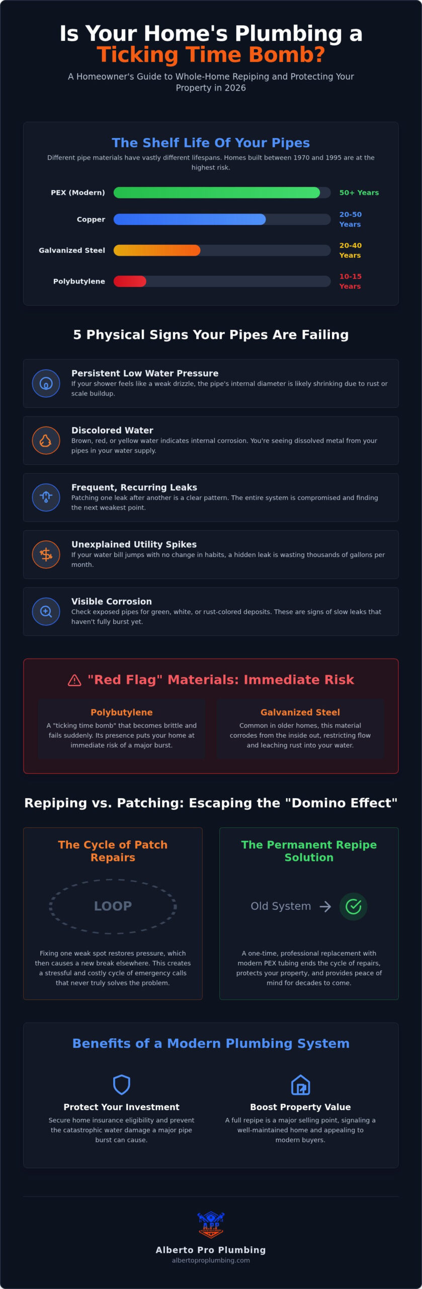 7 Warning Signs You Need to Repipe Your House: The 2026 Homeowner’s Guide
