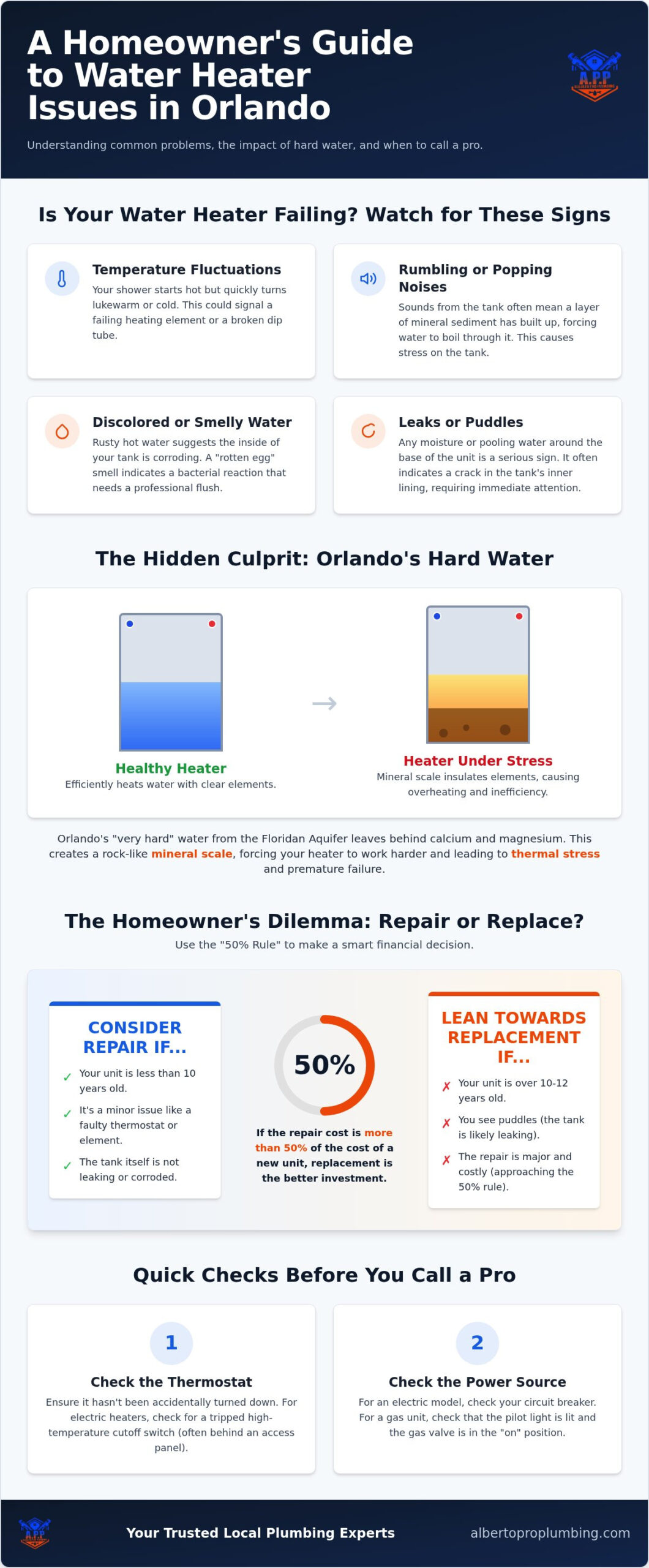 Expert Water Heater Repair in Orlando: 2026 Homeowner’s Guide