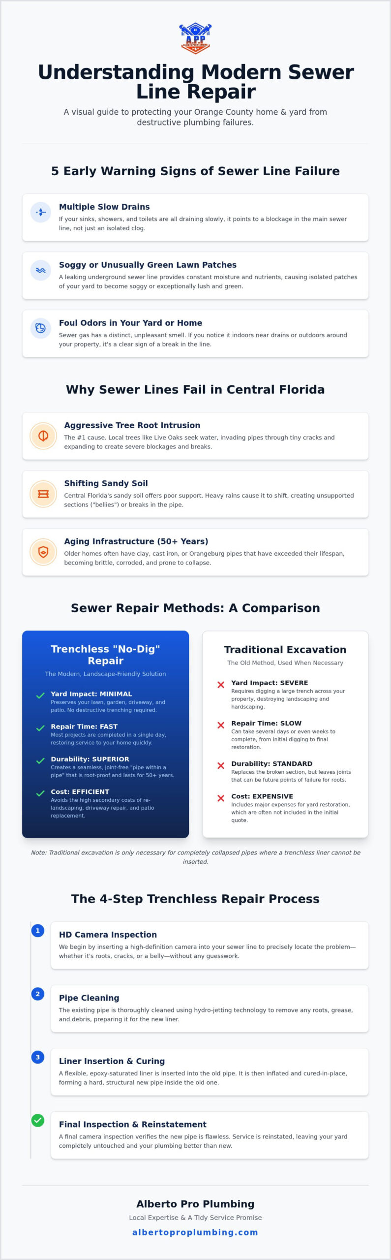 Sewer Line Repair in Orange County: Modern Solutions for Your Home