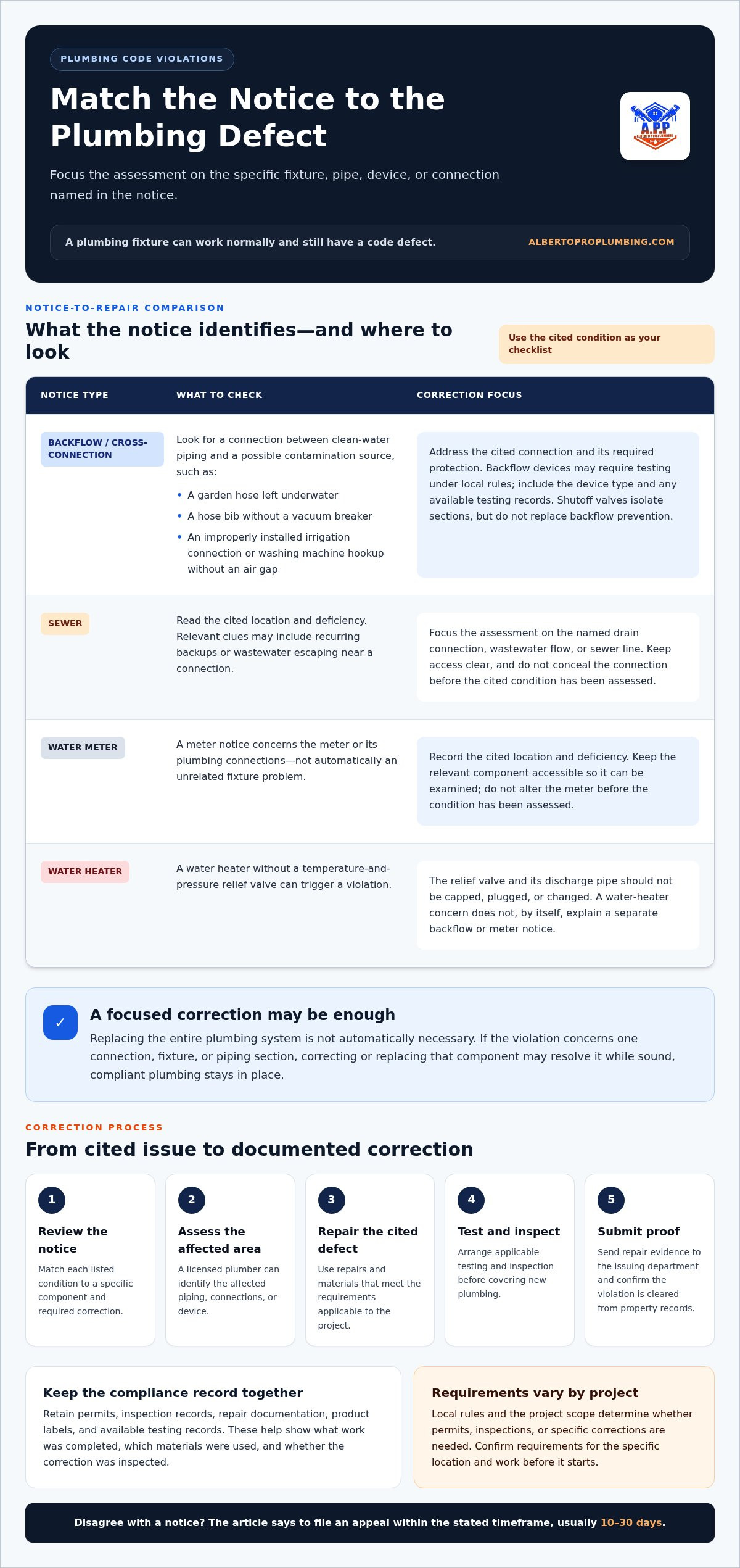 Plumbing Code Violations Correction for Homeowners